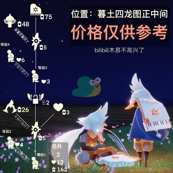 《sky光遇》骑士跪先祖兑换图表介绍