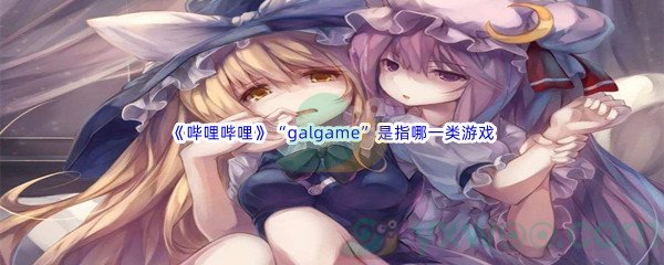 《哔哩哔哩》“galgame”是指哪一类游戏