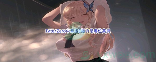 《哔哩哔哩》Fate/Zero中幸运E指的是哪位英灵
