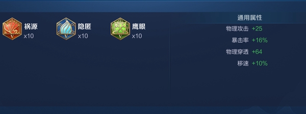《王者荣耀》后羿最强六神出装顺序和铭文搭配