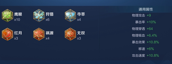 《王者荣耀》狄仁杰最强六神出装顺序和铭文搭配