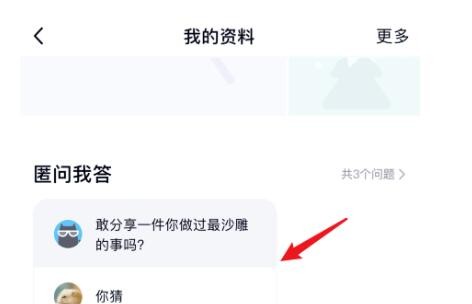 《QQ》匿问我答在什么地方看回复