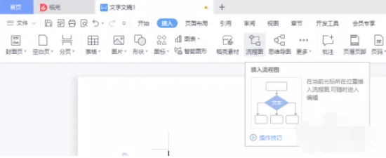 《WPSoffice》怎么插入流程图