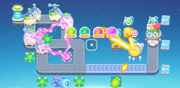 《保卫萝卜4》太空穿越第七关怎么过