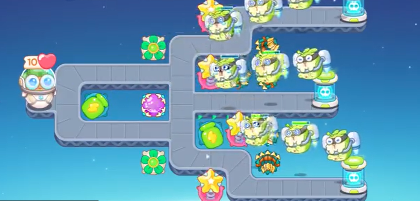 《保卫萝卜4》太空穿越第十三关怎么过