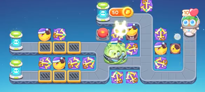 《保卫萝卜4》太空穿越第十七关怎么过