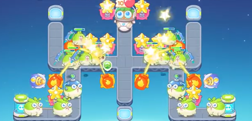 《保卫萝卜4》太空穿越第二十七关怎么过