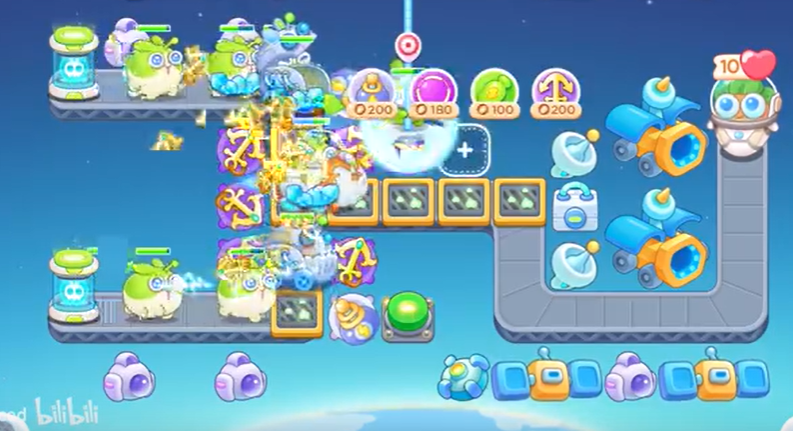 《保卫萝卜4》太空穿越第三十一关怎么过