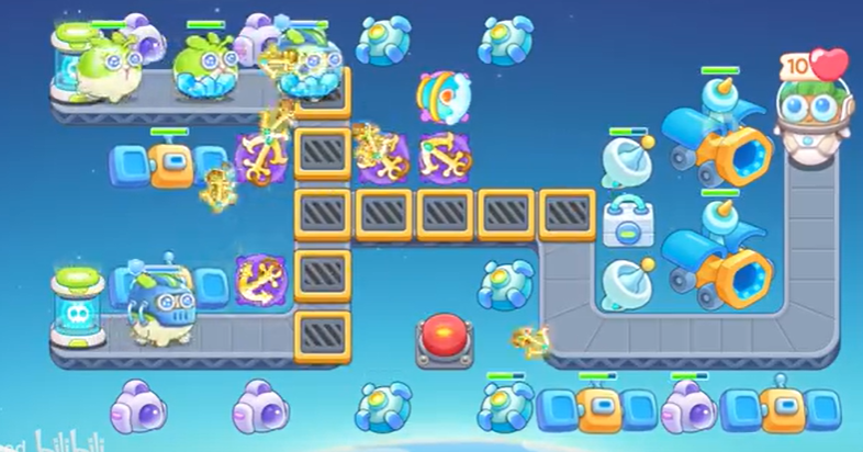 《保卫萝卜4》太空穿越第三十一关怎么过