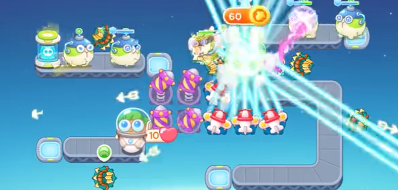 《保卫萝卜4》太空穿越第三十二关怎么过