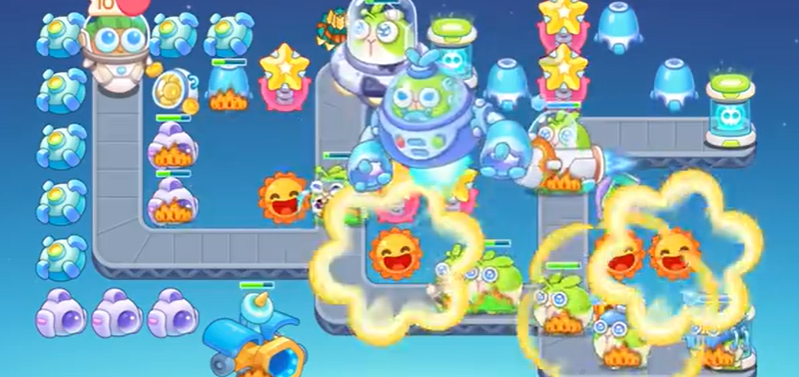 《保卫萝卜4》太空穿越第四十关怎么过