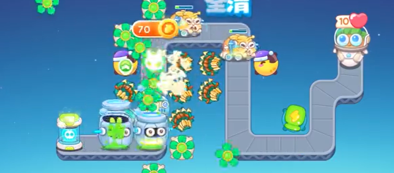 《保卫萝卜4》太空穿越第四十一关怎么过
