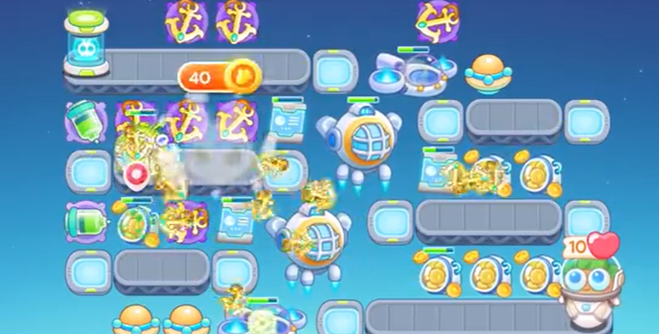 《保卫萝卜4》太空穿越第四十七关怎么过
