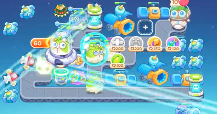 《保卫萝卜4》太空穿越第五十一关怎么过