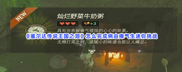 《塞尔达传说王国之泪》怎么完成病由瘴气生迷你挑战