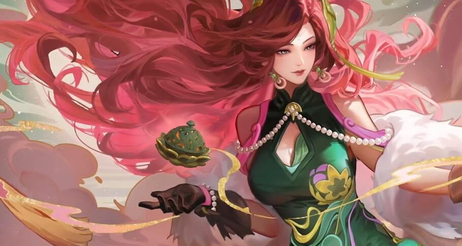 《王者荣耀》海月浮梦罗烟皮肤分享