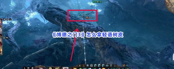 《博德之门3》怎么拿轻语树皮