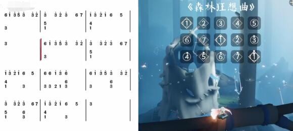 《光遇》森林狂想曲乐谱一览