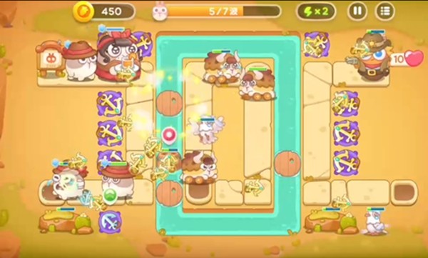 《保卫萝卜4》怎么通过波仔很忙第3关