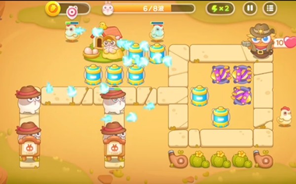 《保卫萝卜4》怎么通过波仔很忙第10关