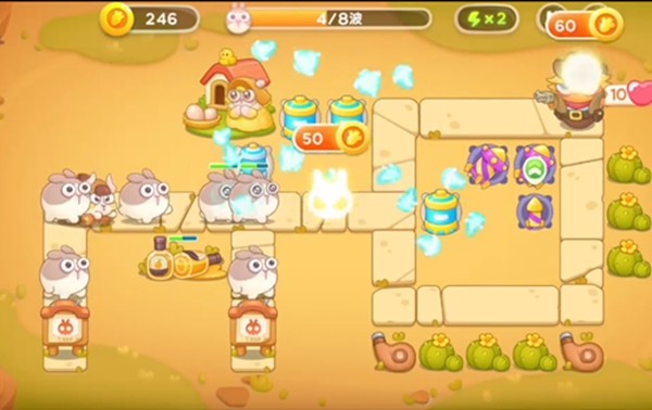 《保卫萝卜4》怎么通过波仔很忙第10关