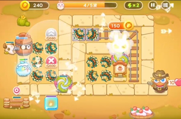 《保卫萝卜4》怎么通过波仔很忙第11关