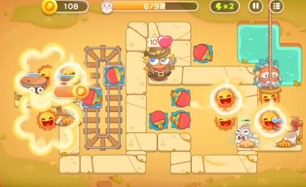 《保卫萝卜4》怎么通过波仔很忙第37关