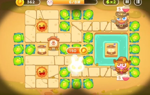 《保卫萝卜4》怎么通过波仔很忙第43关