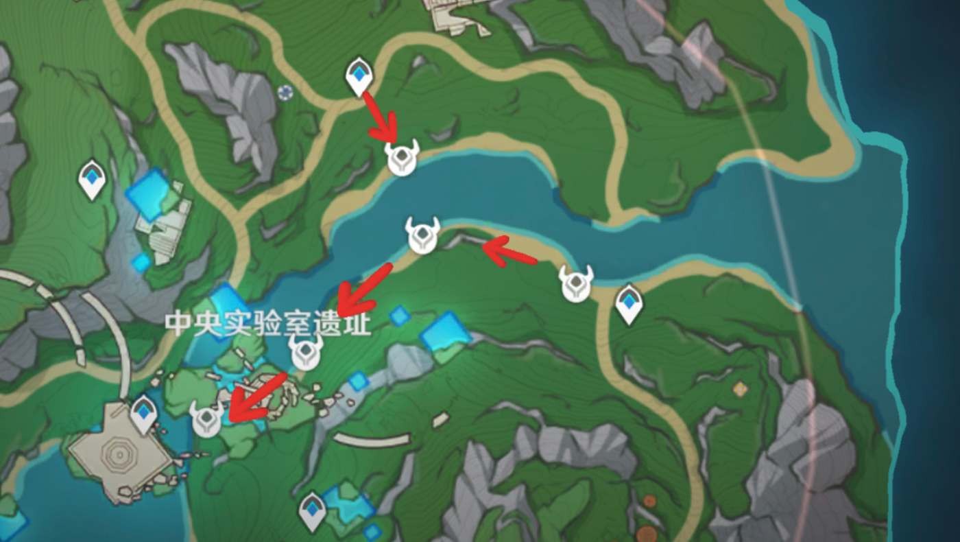 《原神》原海异种刷怪路线介绍