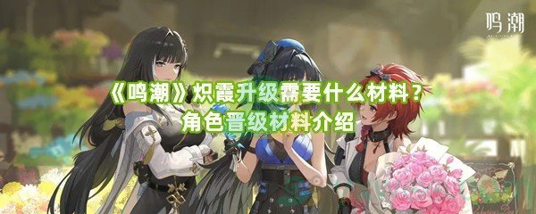 《鸣潮》炽霞升级需要什么材料？角色晋级材料介绍
