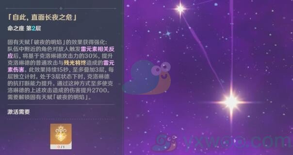 《原神》4.7克洛琳德命之座值得抽取么？每个命之座的效果是什么