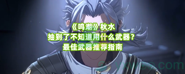 《鸣潮》秋水抽到了不知道用什么武器？最佳武器推荐指南