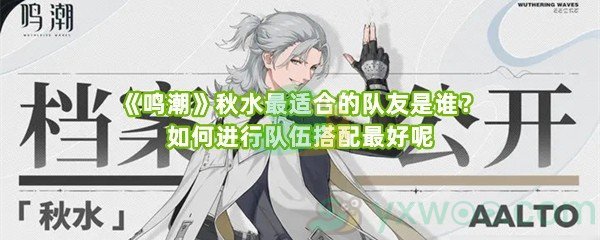 《鸣潮》秋水最适合的队友是谁？如何进行队伍搭配最好呢