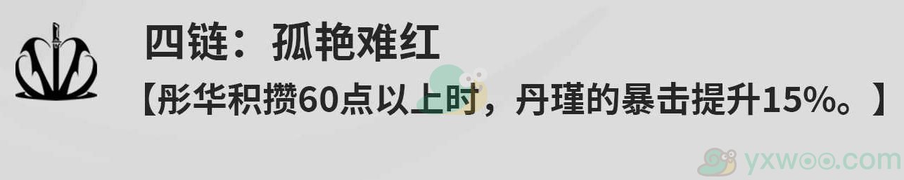 《鸣潮》丹瑾的共鸣链效果是什么？几链最为关键呢？