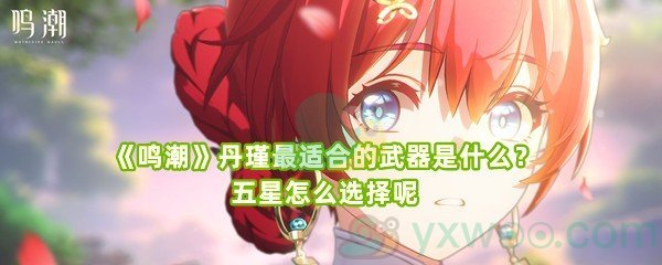 《鸣潮》丹瑾最适合的武器是什么？五星怎么选择呢