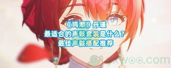 《鸣潮》丹瑾最适合的声骸套装是什么？最佳声骸搭配推荐