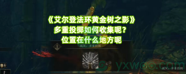 《艾尔登法环黄金树之影》多重投掷如何收集呢？位置在什么地方呢