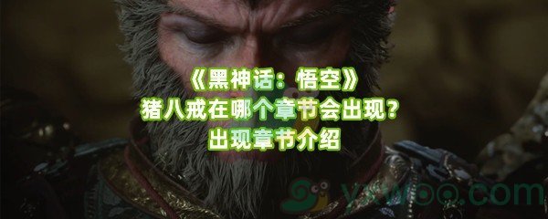 《黑神话：悟空》猪八戒在哪个章节会出现？出现章节介绍