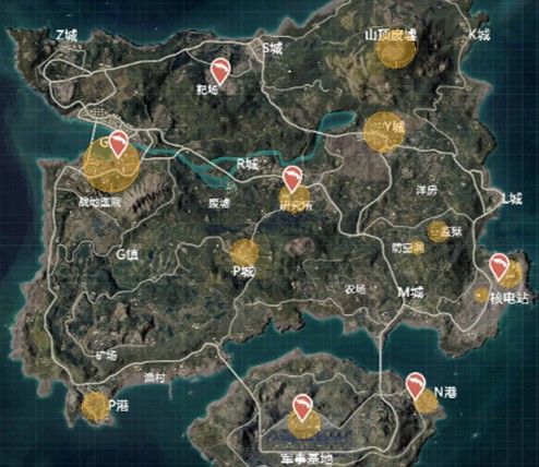 《和平精英》火力对决2.0信号枪位置