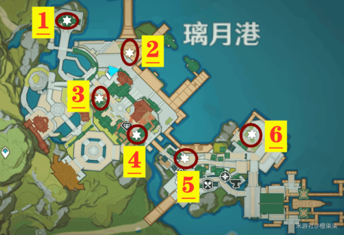 《原神》璃月隐藏商人位置