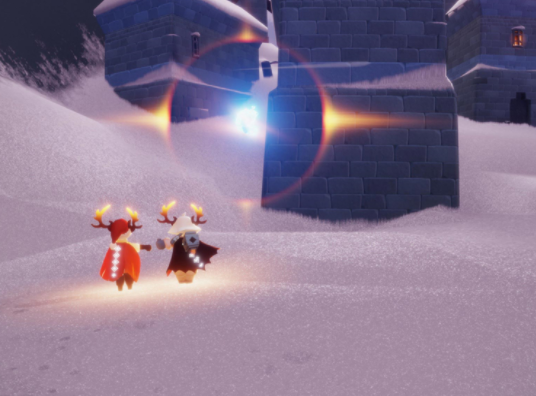 《Sky光遇》熊抱雪人先祖位置