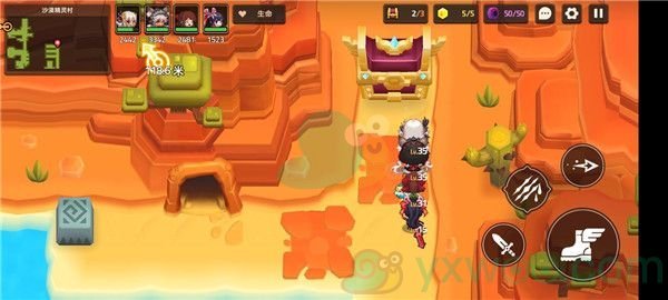 《坎公骑冠剑》世界4-2沙漠精灵村三星攻略