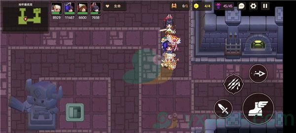 《坎公骑冠剑》世界7-5地牢最底层三星攻略